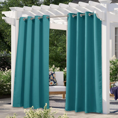 Rideaux d'extérieur à l'épreuve des intempéries et à l'épreuve des intempéries Panneaux supérieurs à œillets de qualité supérieure avec œillets pour abri de jardin et pergola 1 panneau