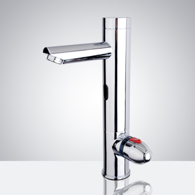 Touchless Bathroom Faucet with Temperature Control