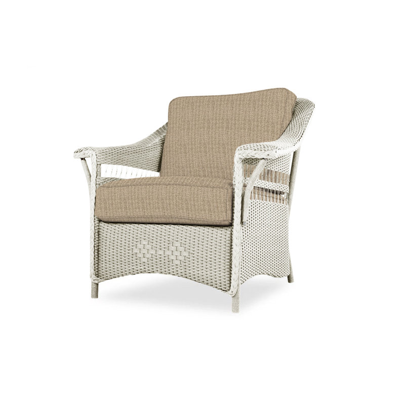 Nantucket Outdoor Lounge Chair, Decorline Natural, Linen