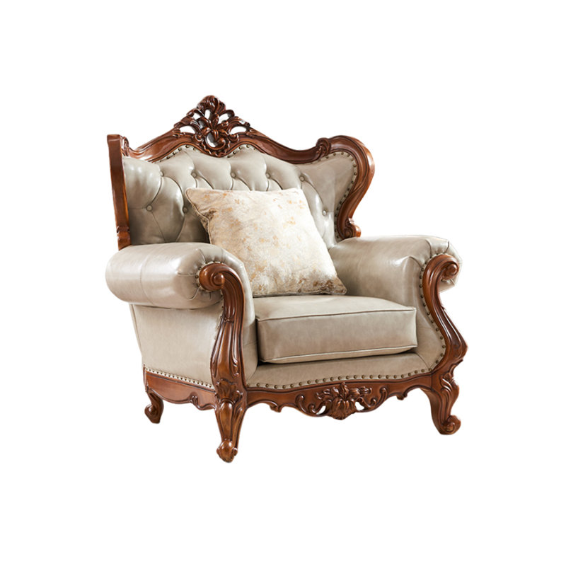 Chaise en cuir American