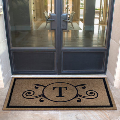 Bowley Personalizable Non-Slip No Pattern Doormat