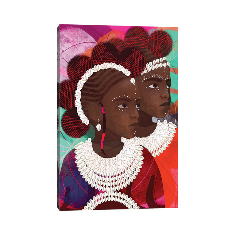 Gemini by Erin K. Robinson - Painting on Canvas, Wrapped Canvas, 30.48cm H x 20.32cm W x 1.91cm D