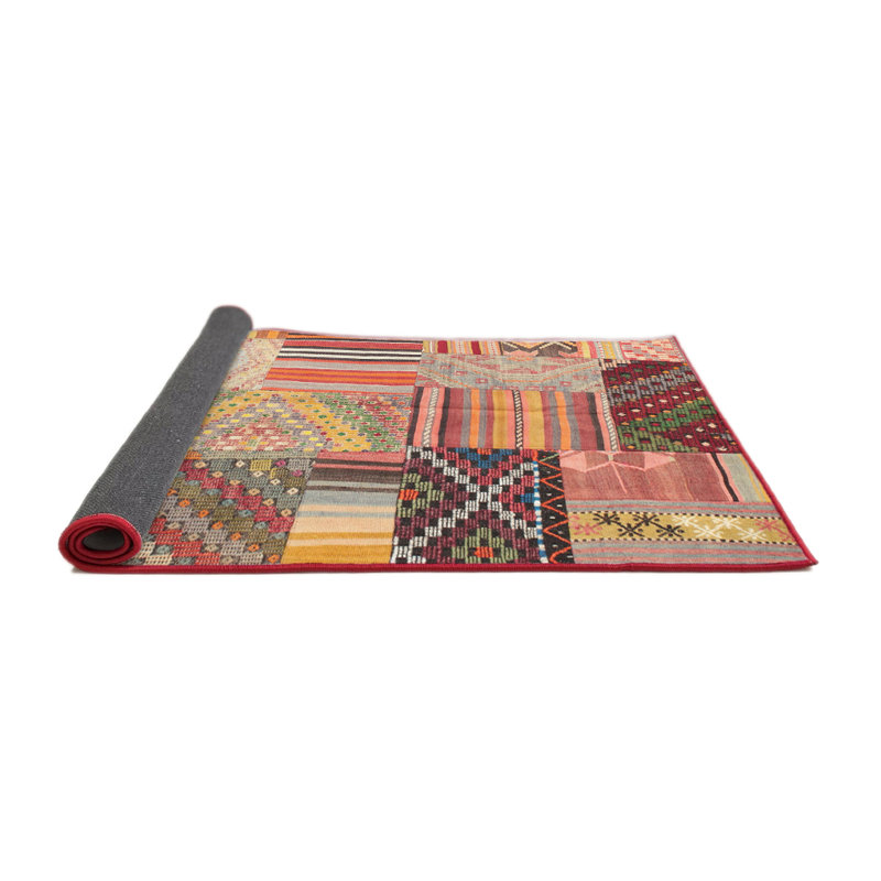 Lacoste Patchwork Indoor Rug, Round 8'