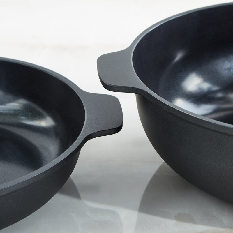 Batterie de cuisine en céramique antiadhésive 2 pièces BergHOFF Leo Phantom, recyclée