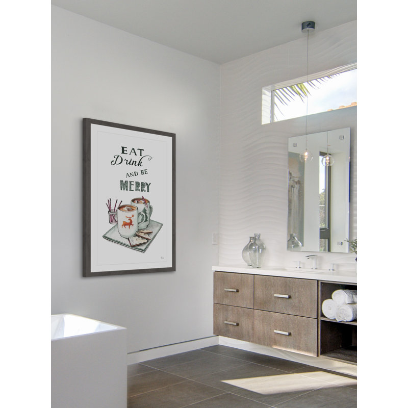 Be Merry by Eyre Tarney - Single Picture Frame Print, 41 cm H x 61 cm W x 4 cm D