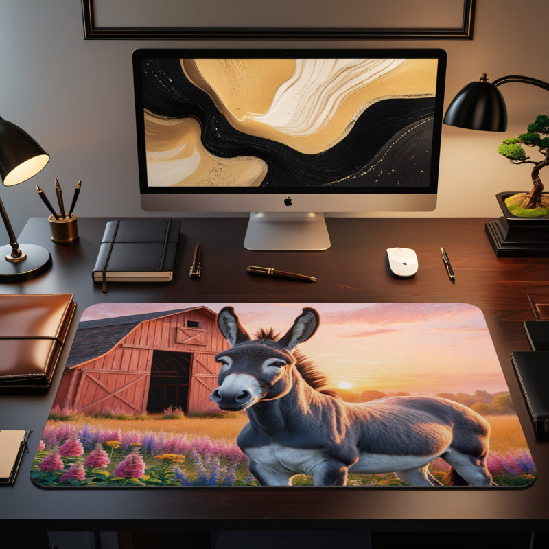 Polyester Desk Pad, 31.5x15.5