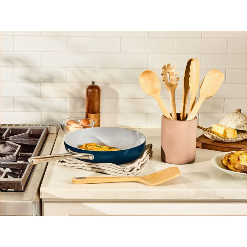 Caraway Nonstick Ceramic Fry Pan, Navy, 10.5"