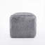 Pour canapé-lit ajustable à 5 positions en fausse fourrure gris classique