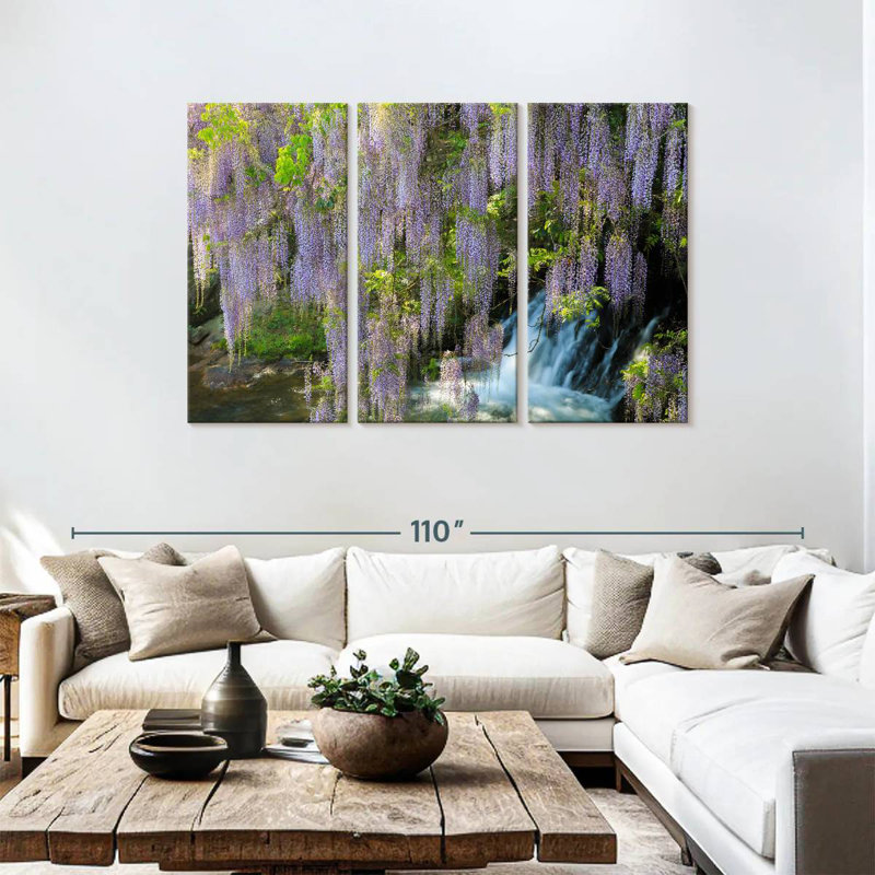 Harnek Wisteria Cascade, H 48 po x l 74 po