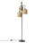 64.7" Rattan Tree Floor Lamp With Dimmer Switch And 3 Bulbs Included