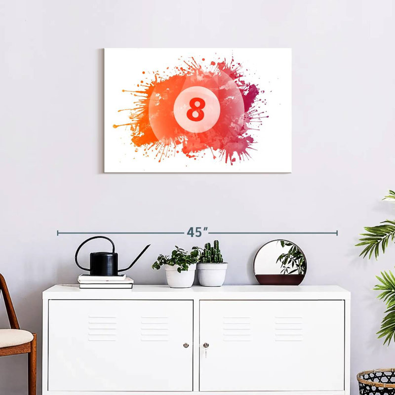 Senne 8 Ball Splash, 20" H x 30" W