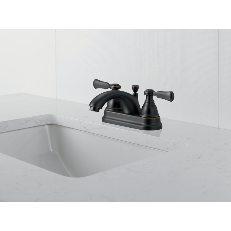 Elmhurst 2-handle Bathroom Faucet with Drain Assembly, Oil Rubbed Bronze