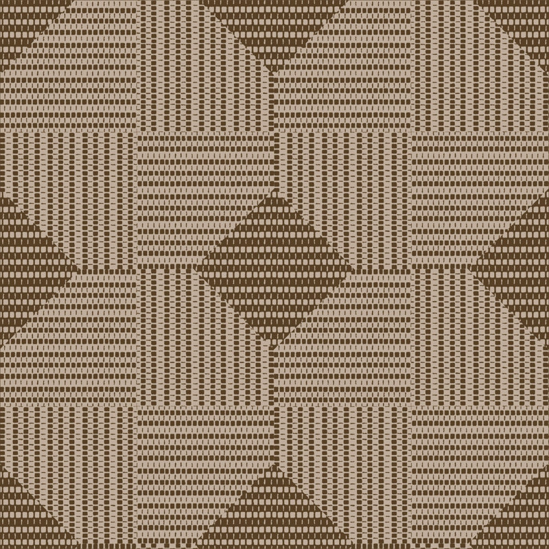Panier tissé - Papier peint noyer cendré, Brown, Toile de ramie synthétique, Non-Pasted