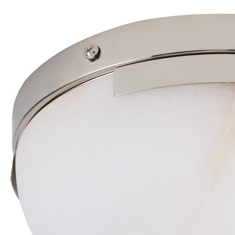 Plafonnier encastré en albâtre Hottenrott, Argent argent