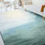Hand Knotted Abstract Area Rug in Beige/Green-1140114449