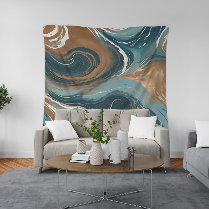 Tapisserie murale, H 80 po x l 68 po x P 0,8 po