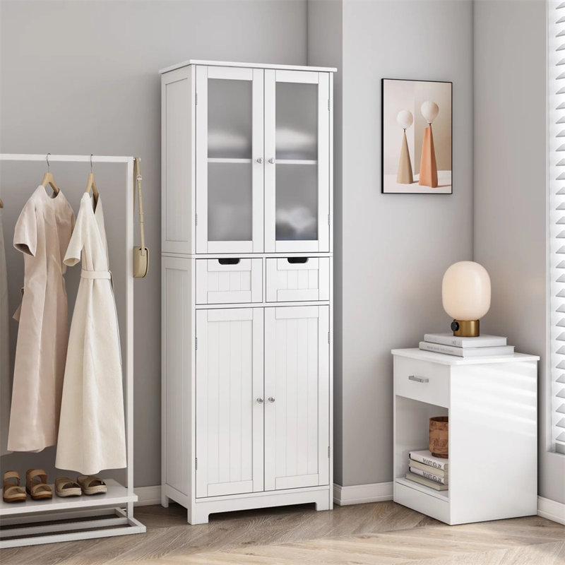 Armoire à linge autoportante Dentrell
