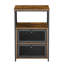 Ensemble de table de chevet Kempst 2, petite table de chevet avec tiroirs, table de bout étroite avec tablette ouverte, commode 2 tiroirs pour chambre à coucher / salon / dortoirs-964929358-1030564683