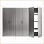 Ensemble de rangement pour garage 3 pièces gris ardoise l 96 po x H 79 po x P 20 po Cabinets Bois | Bureau