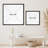 Monochrome Tree - Floater Frame Print on Canvas-96965472-96965471