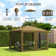 Pop Up 25 Ft. W x 25 Ft. D Metal Soft-top Canopy