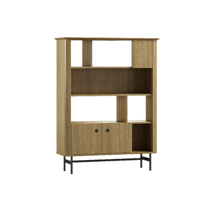 Hentschel 152.5cm H x 117cm W Standard Bookcase