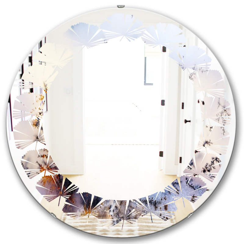 Miroir mural Leaves, H 31,5 po x l po