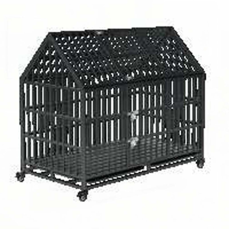 Cage pour chien robuste 52 po avec toit