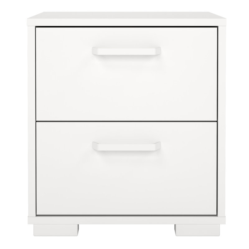 Sumehra 40.2cm W Manufactured Wood Bedside Table, White