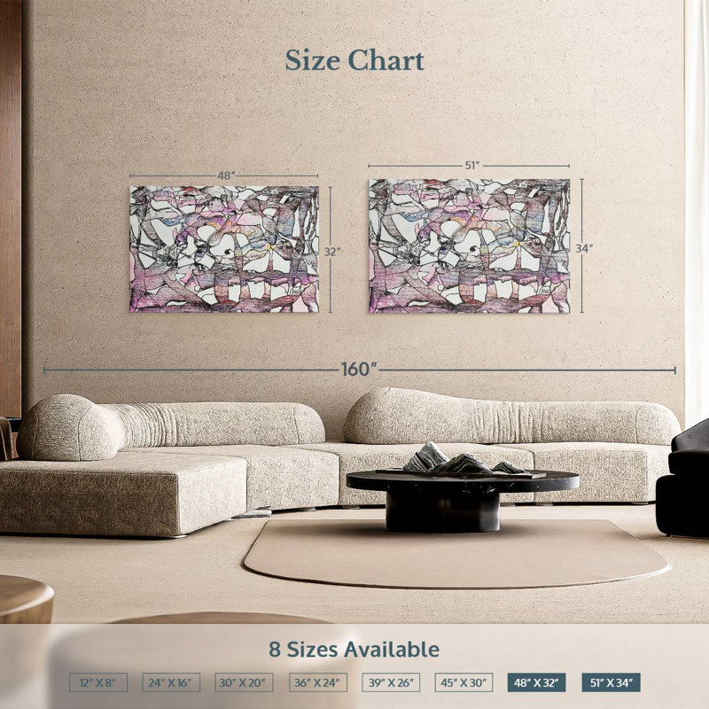 Avery Sensuality Abstract, H 32 po x l 48 po