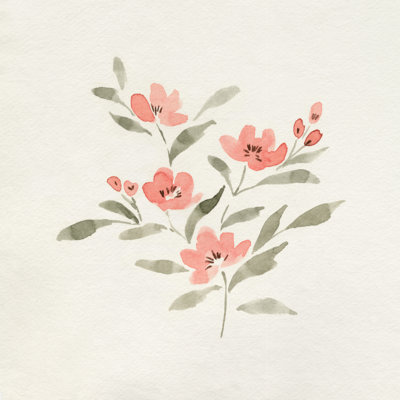 " Sweet Florals I " by Emma Caroline Painting Print