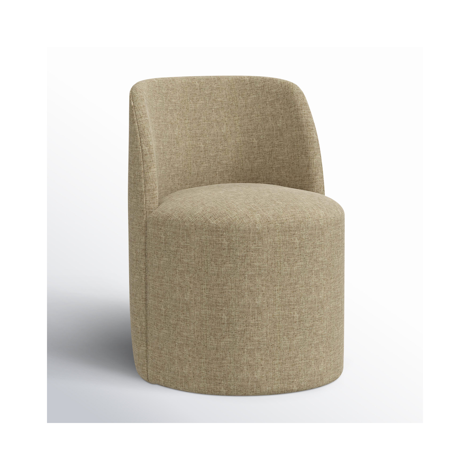 Begonia Dining Chair, Zuma Natural Textured Linen