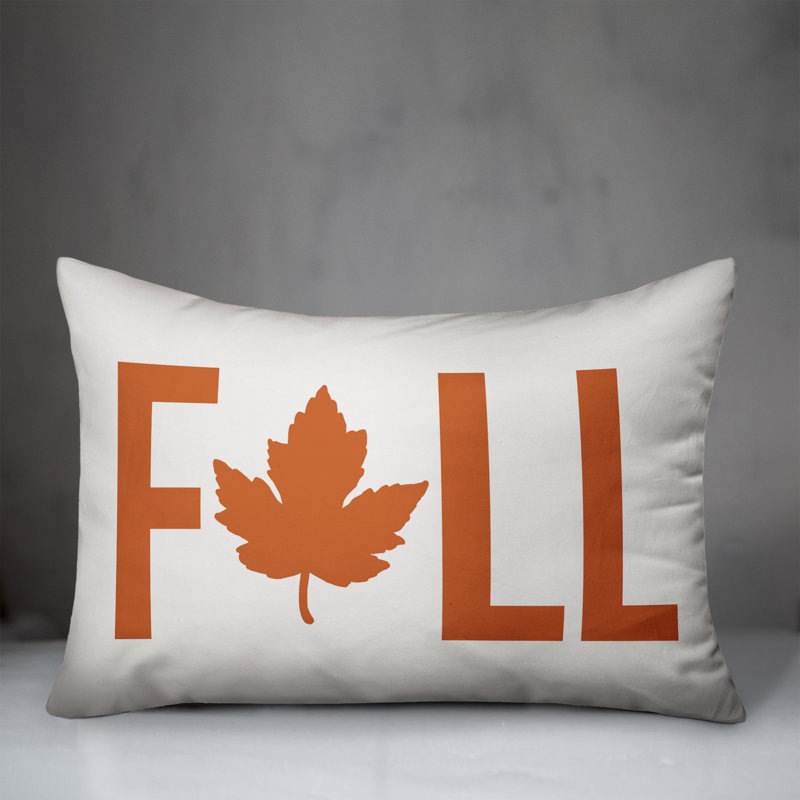  Fall Leaf Lumbar Pillow