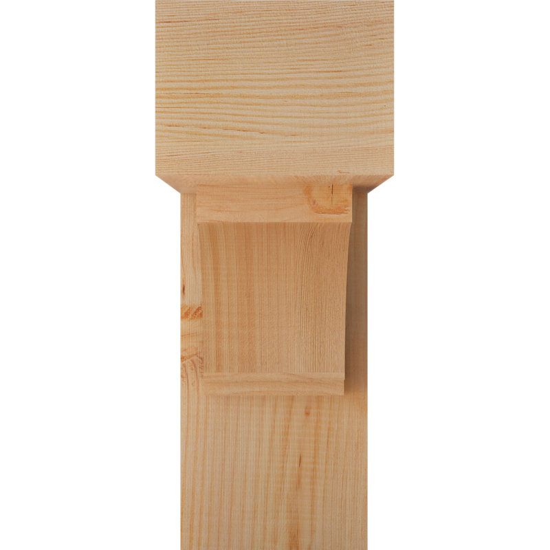 Support de bloc impérial avec entretoise décalée, 20 po x 20 po, Sapin Douglas de l 7 1/2 (lisse)