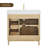 Siena 36" Single Bathroom Vanity with Grain White Engineered Stone Countertop without Mirror-1488835776-1488835777