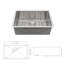 Évier de cuisine encastrable 30 po - évier de cuisine encastrable 30 po x 18 po x 10 po en acier inoxydable de calibre 16 profond 10 pouces