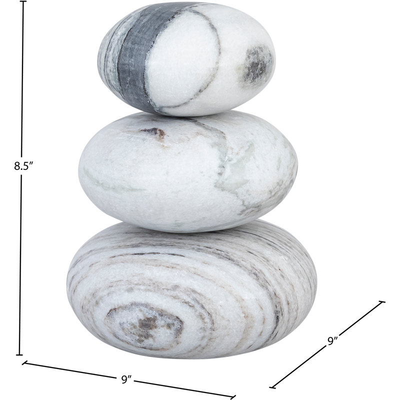 Pumpkin Marble Decorative Object, Panda