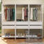 Armoire-penderie avec rangement à 6 tiroirs et espaces suspendus Madesa-1645252683