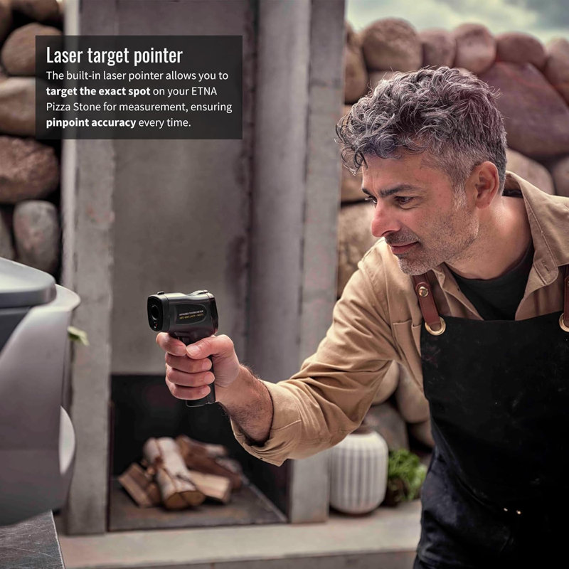 Witt Infrared Thermometer Gun with Laser Pointer - Precise Temperature Measurement for ETNA Ovens