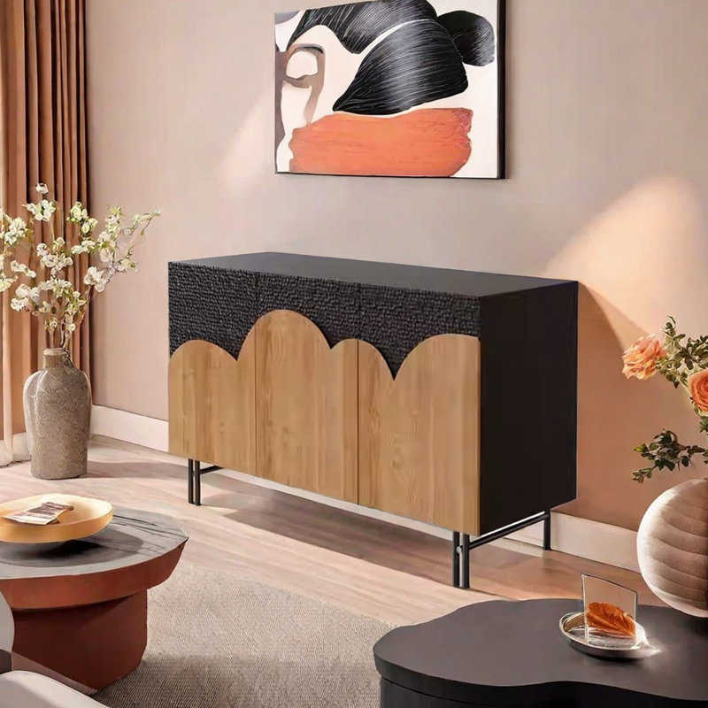 Modern large capacity storage sideboard.
