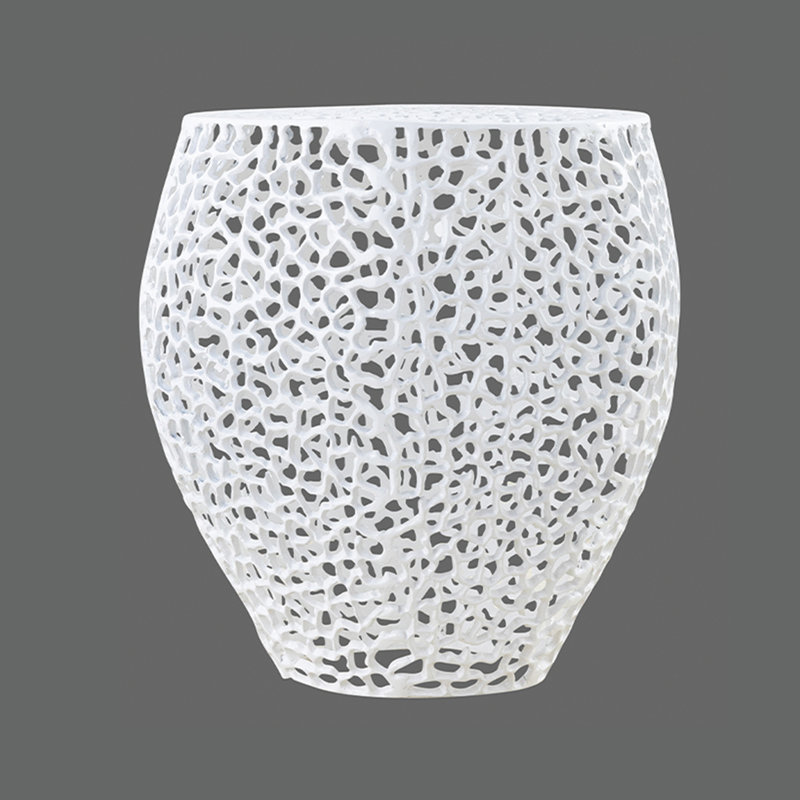 Katsumasa End Table, White
