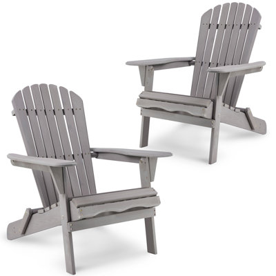 Wood Lounge Patio Chair For Garden Outdoor Wooden Folding Adirondack Chair Set Of 2 Solid Cedar Wood Lounge Patio Chair For Garden