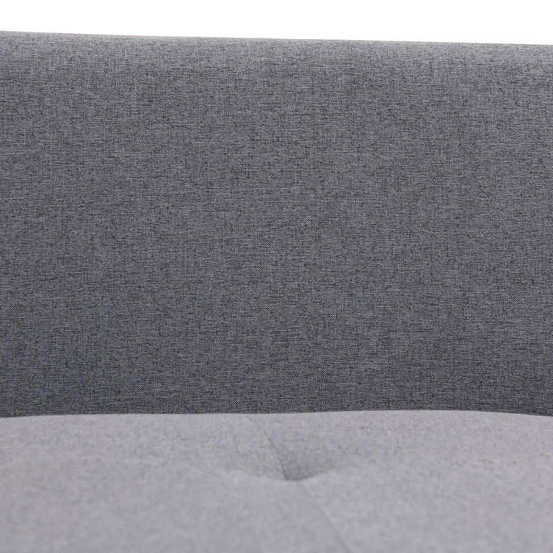 Clevette Convertible Storage Sofa with Adjustable Seat Cushions - Dual Function Single/Double Sofa in Elegant Linen Fabric for Small Spaces
