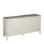 Buffet Champagne Champagne - 59 po avec rangement pour diverses pièces