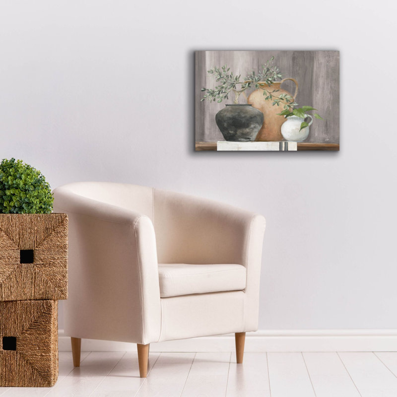 "Epic Graffiti" Simplicity Gray "par Julia Purinton, art mural sur toile, H 18 po x l 26 po x P 0,75 po