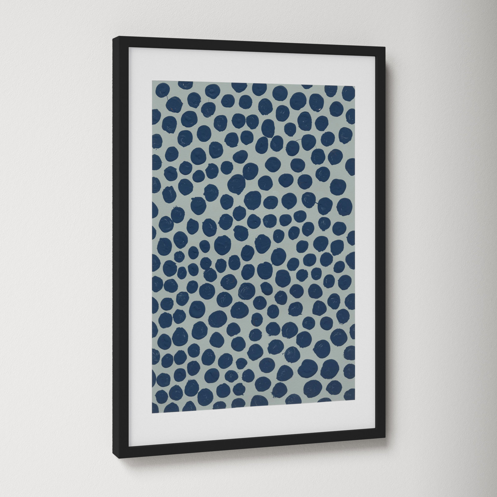 Blackberry On Gray by Michela Sorrentino, Black, 20" H x 14" W x 1.25" D
