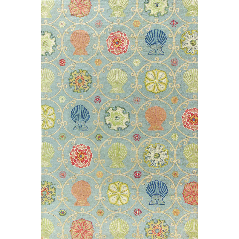 Cyclades Wool Area Rug, Rectangle 4' x 6'