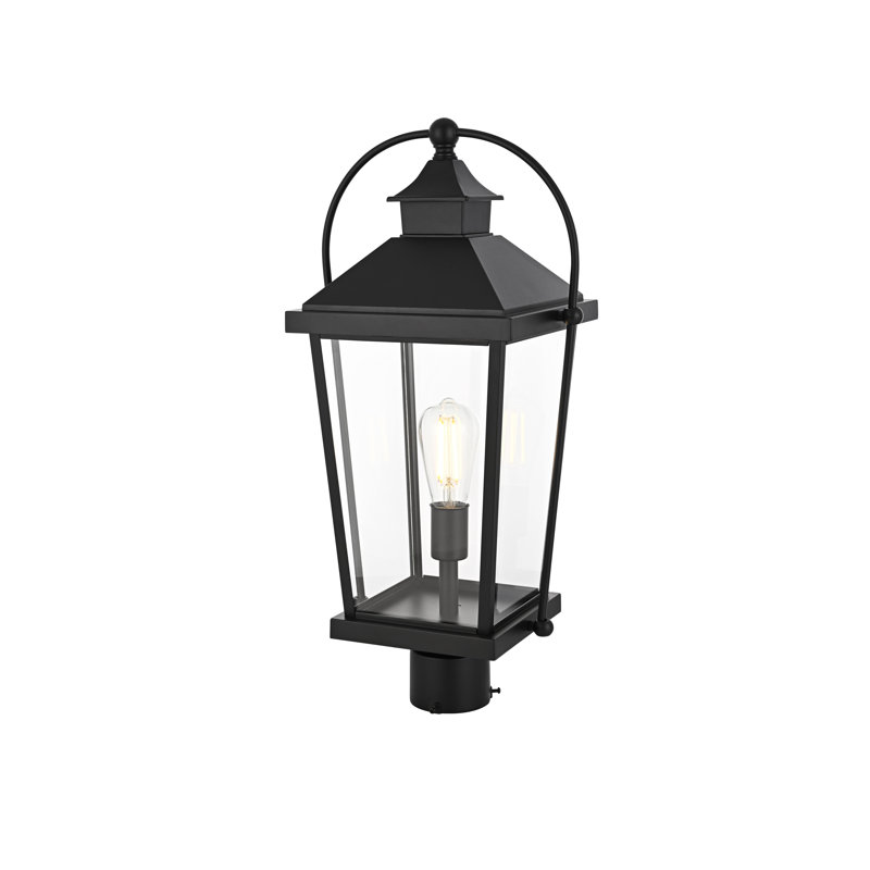 Lampadaire d'extérieur 23 pouces en noir Luz
