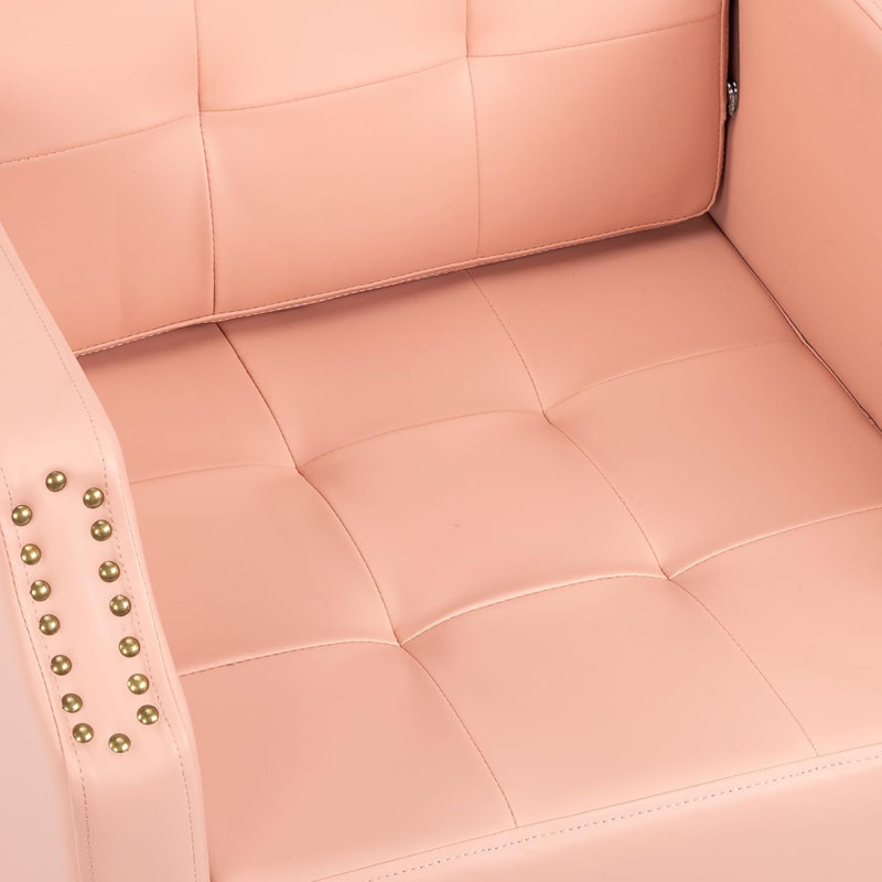 Fauteuil de massage en faux cuir, Similicuir rose