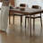 Simple and comfortable solid wood dining table set-107149536